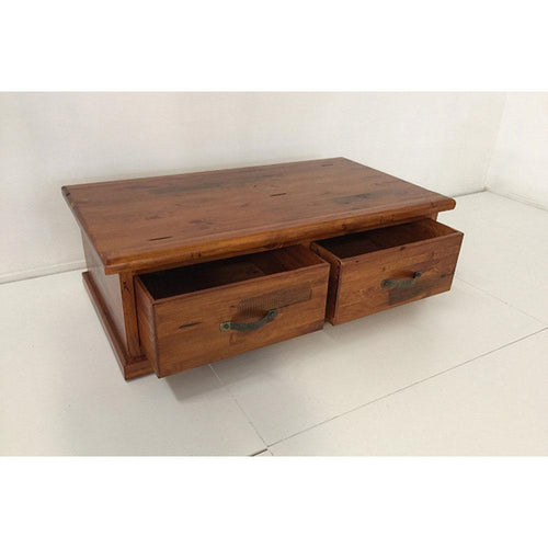 American Rustic Wooden Coffee Table
