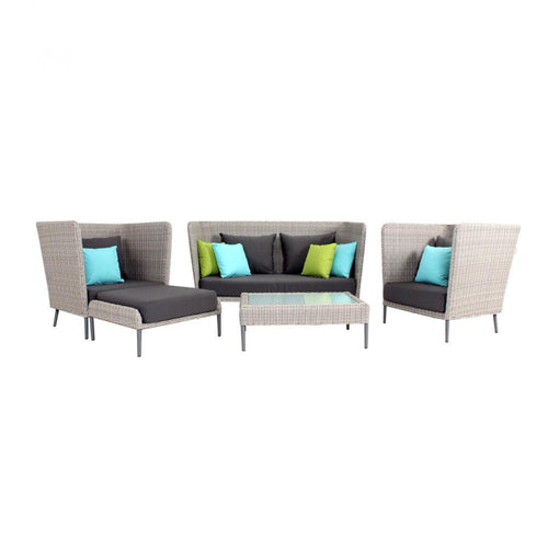 Outdoor Turquoise Sofa Lounge Set 5PC